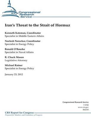 Book cover for Iran's Threat to the Strait of Hormuz
