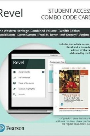 Cover of Revel for the Western Heritage, Combined Volume -- Combo Access Card