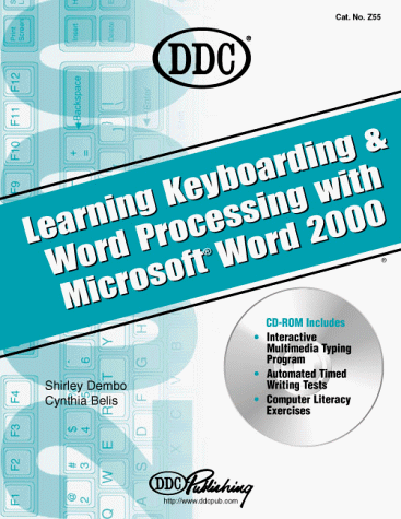 Book cover for Keyboarding and Word Processing with Microsoft Office 2000