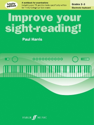 Book cover for Improve your sight-reading! Trinity Edition Electronic Keyboard Grades 2-3