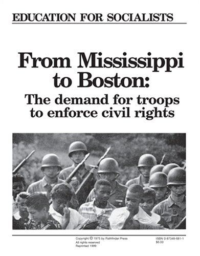 Book cover for From Mississippi to Boston