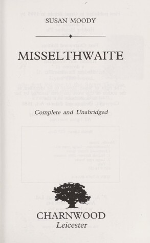 Book cover for Misselthwaite