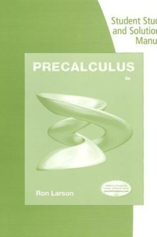 Cover of Student Solutions Manual for Larson's Precalculus