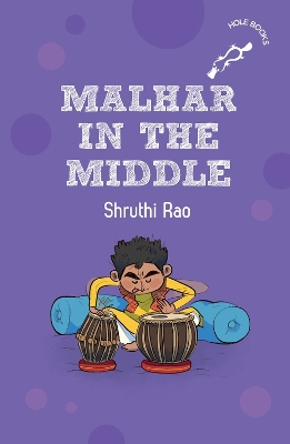 Book cover for Malhar in the Middle (hOle Books)