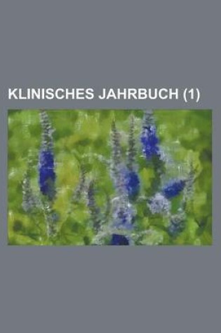 Cover of Klinisches Jahrbuch (1 )