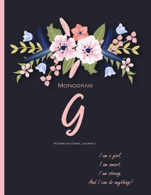 Book cover for Monogram 'G' Notebook (Diary, Journal)