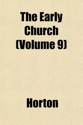 Book cover for The Early Church (Volume 9)