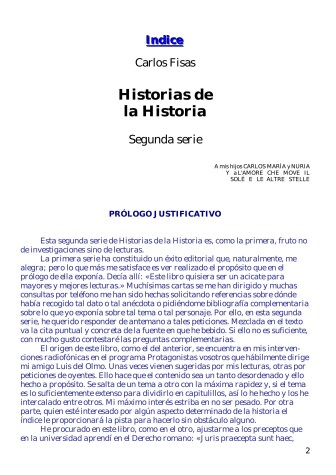 Historias de La Historia by Carlos Fisas