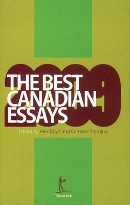 Book cover for The Best Canadian Essays 2009