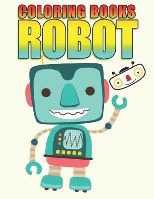 Book cover for coloring books robot