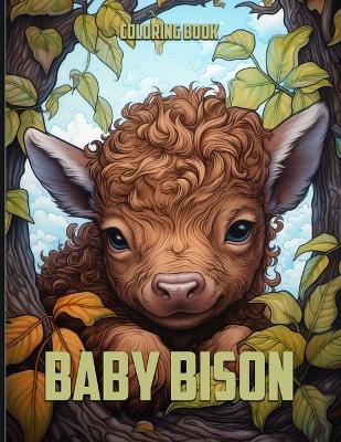 Book cover for Baby Bison Coloring Book