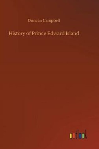 Cover of History of Prince Edward Island