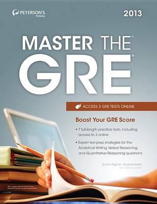 Book cover for Master the GRE 2013