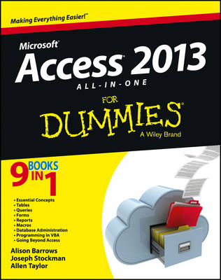Book cover for Access 2013 All-in-One For Dummies