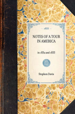 Book cover for Notes of a Tour in America