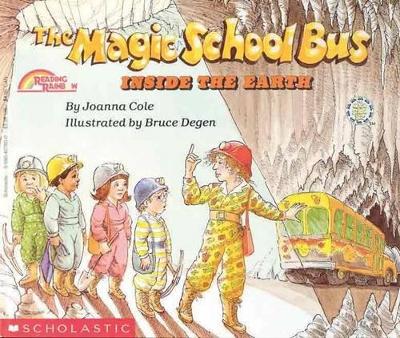 Book cover for The Magic School Bus inside the Earth