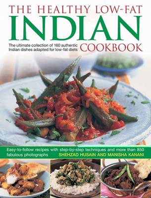 Book cover for Healthy Low-fat Indian Cookbook