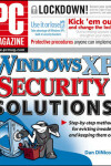 Book cover for "PC Magazine" Windows XP Security Solutions