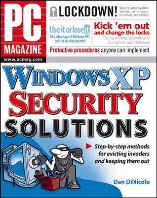 Book cover for "PC Magazine" Windows XP Security Solutions