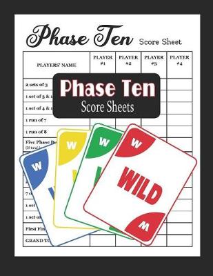 Book cover for Phase Ten Score Sheets