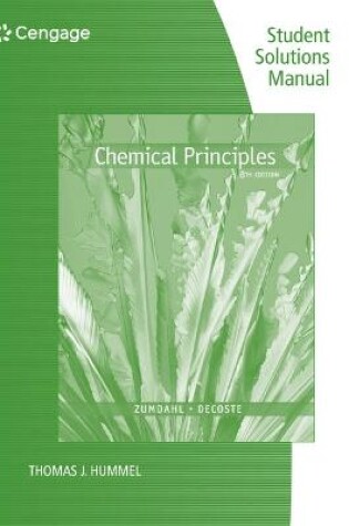 Cover of Student Solutions Manual for Zumdahl/DeCoste's Chemical Principles, 8th