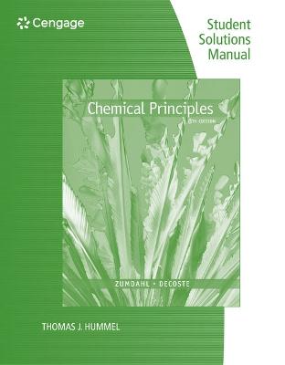 Book cover for Student Solutions Manual for Zumdahl/DeCoste's Chemical Principles, 8th