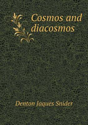 Book cover for Cosmos and diacosmos