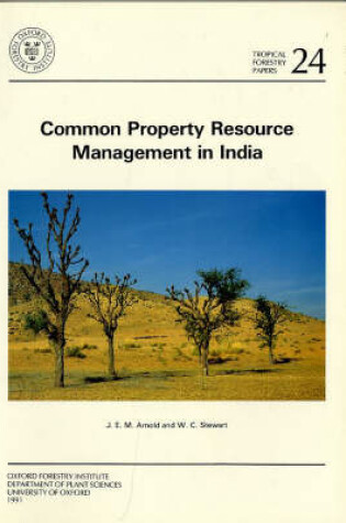 Cover of Common Property Resource Management in India