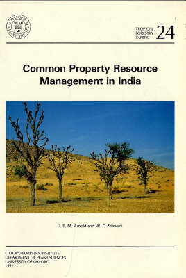 Cover of Common Property Resource Management in India