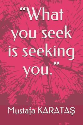 Cover of What you seek is seeking you.