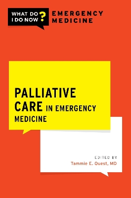 Book cover for Palliative Care in Emergency Medicine