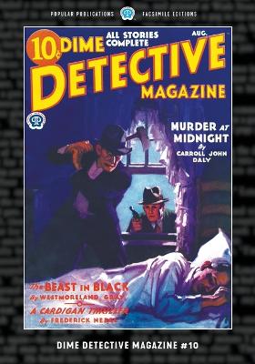 Book cover for Dime Detective Magazine #10