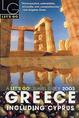 Cover of Let's Go Greece 2003