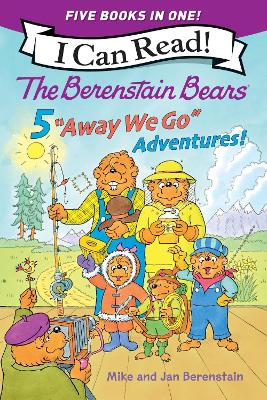 Book cover for The Berenstain Bears: Five Away We Go Adventures!