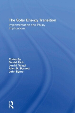 Cover of The Solar Energy Transition
