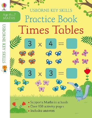 Book cover for Times Tables Practice Book 6-7