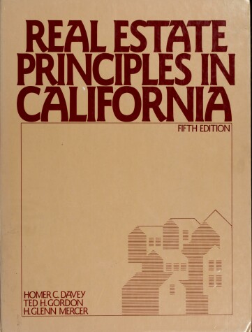 Cover of Real Estate Principles in California