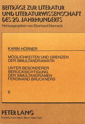 Book cover for Moeglichkeiten Und Grenzen Der Simultandramatik