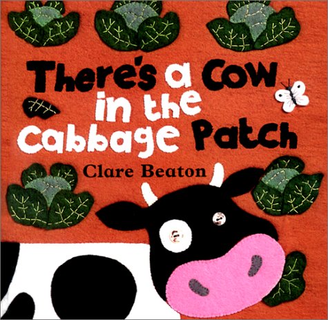 Book cover for There's a Cow in the Cabbage Patch