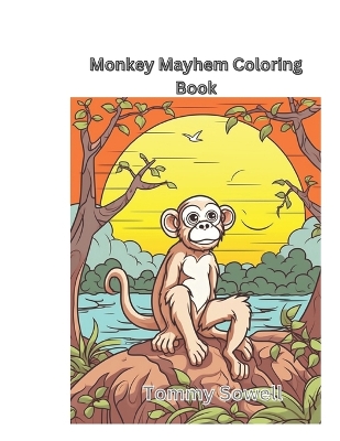 Book cover for Monkey Mayhem Coloring Book