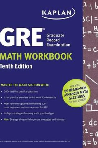 Cover of GRE Math Workbook