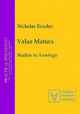 Book cover for Value Matters