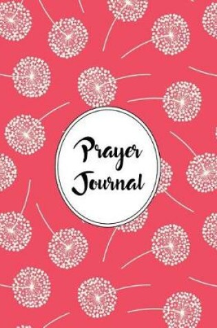 Cover of Prayer Journal Notebook Dandelions Pattern 8