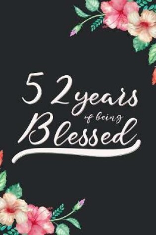 Cover of Blessed 52nd Birthday Journal