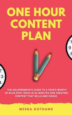 Book cover for The One Hour Content Plan