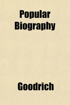 Book cover for Popular Biography