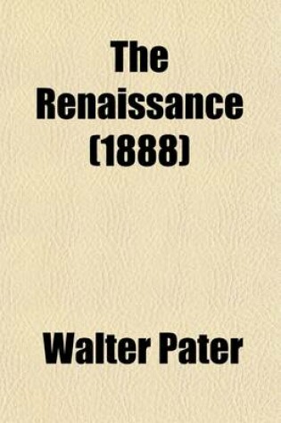 Cover of The Renaissance (1888)