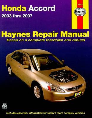 Book cover for HM Honda Accord 2003-2007