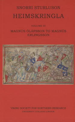 Cover of Heimskringla III. Magnus Olafsson to Magnus Erlingsson