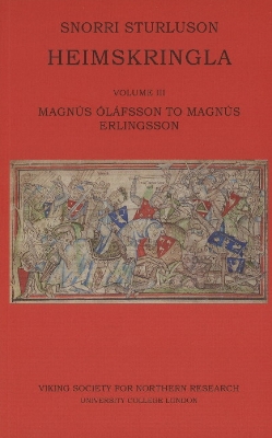 Book cover for Heimskringla III. Magnus Olafsson to Magnus Erlingsson